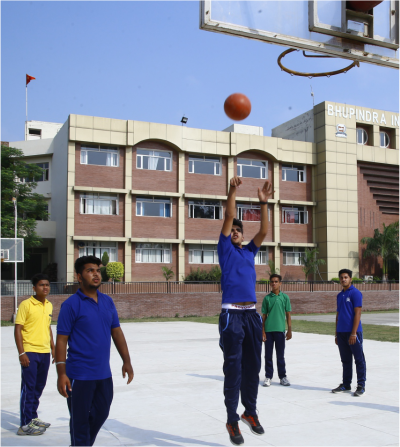Bips School  Sports Student playing Basket Ball